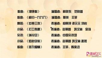 春晚最新爆料节目单表,精彩纷呈,笑料连连,年度盛宴即将开启 第2张 春晚最新爆料节目单表,精彩纷呈,笑料连连,年度盛宴即将开启 第2张